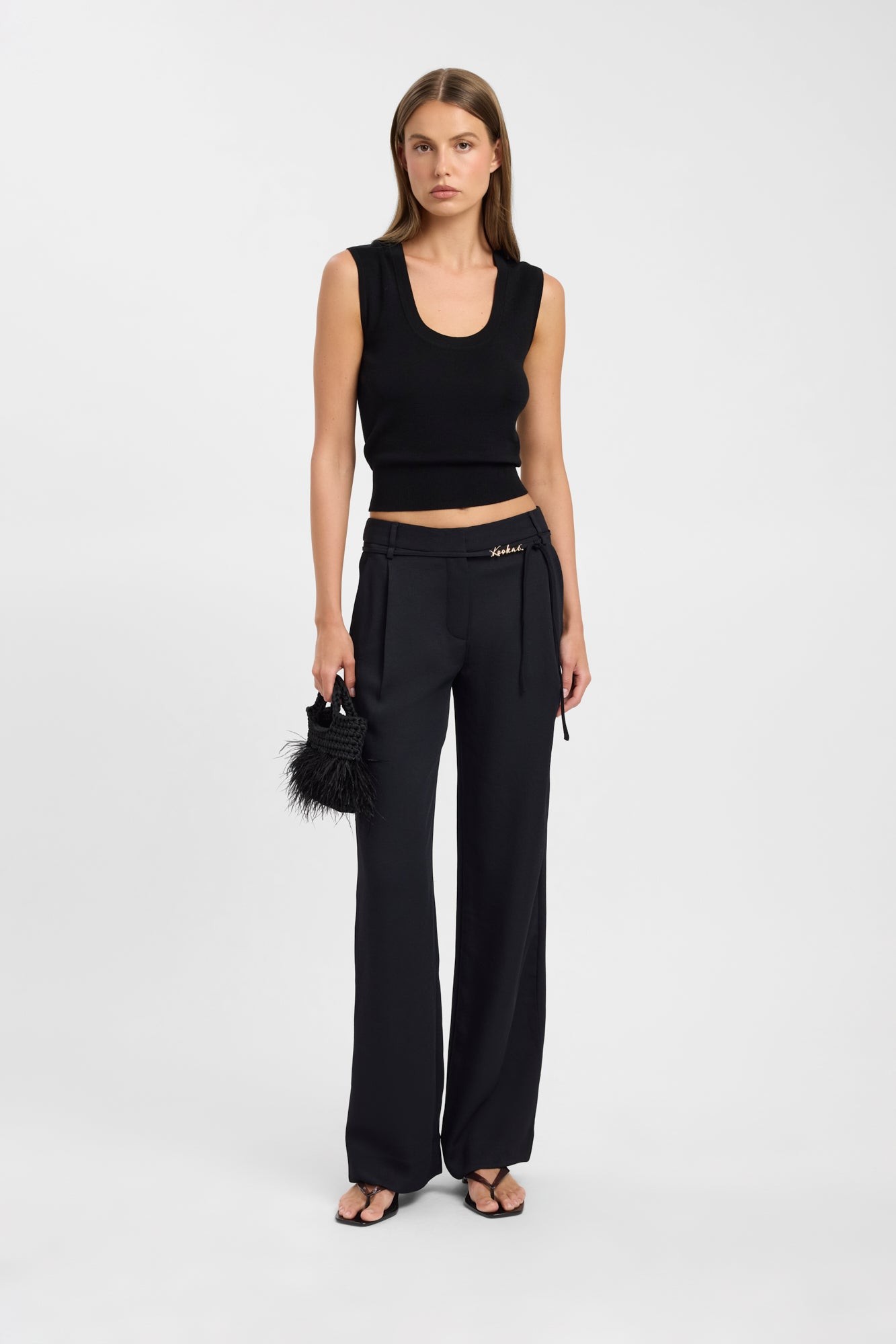 Oyster Kookai Trim Pant